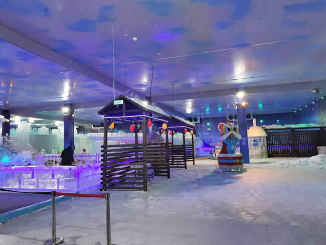 冰雪大世界冷庫(kù) 室內(nèi)冰雪冰雕冷庫(kù)建造案例